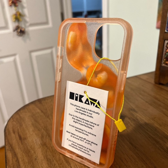 Vibrant Orange Shrimp iPhone 13 Case with Unique Design - Picture 10 of 10